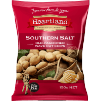 Southern Salt Old Fashioned Wave Cut Potato Chips (150g)