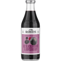 NZ Blackcurrant & Boysenberry Pressed Fruit Syrup (710ml)