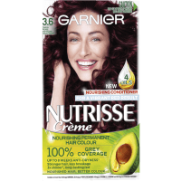 Nutrisse 3.6 Crimson Promise Deep Reddish Darkest Brown Hair Colour (ea)