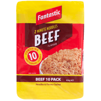 Beef Flavour 2 Minute Beef Noodles (850g)