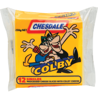 Processed Colby Cheese Slices (250g)