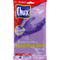 Extra Comfort Sensitive Skin Reusable Gloves Large (1pk)