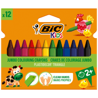 Kids Jumbo Colouring Crayons (12pk)