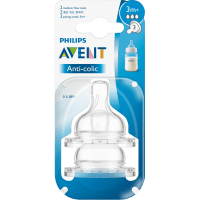 Silicone Teats Medium Flow 3+ Months (2pk)