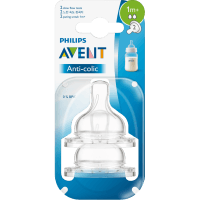 Silicone Teats Slow Flow 1+ Months (2pk)