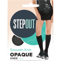 Du Jour Opaque 100 Den Knee Black Tights (1ea)