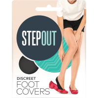 Du Jour Discreet Foot Covers Opaque Size 4-8 Bare (1ea)