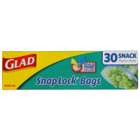 Snap Lock  Resealable Snack Bags (30pk)