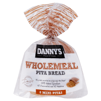 Mini Wholemeal Pita Bread (8pk)