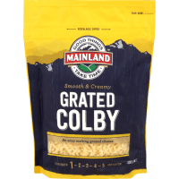 Smooth & Creamy Grated Colby Cheese (400g)