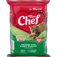 Chicken with Rabbit Flavour Classic Loaf Pouches Cat Food (4 x 100g)