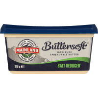 Buttersoft Salted Reduced Spreadable Butter (375g)