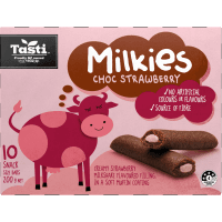Milkies Choc Strawberry Snack Size Bars (10 x 20g)