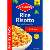 Chicken Rice Risotto Rice & Flavour Mix Family Pack (350g)