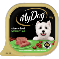 Classic Loaf With Juicy Lamb Wet Dog Food (100g)