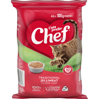 Traditional Jellimeat Classic Loaf Pouches Cat Food (4 x 100g)