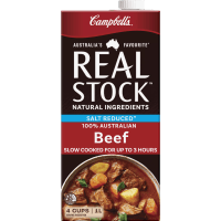 Real Stock Salt Reduced Beef Stock Liquid (1l)