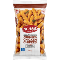 Crumbed Chicken Chipees (1kg)