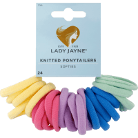 Brights Knitted Ponytailers (24pk)