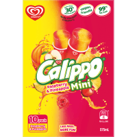 Calippo Minis Raspberry Pineapple Ice Blocks (10 x 57.5ml)