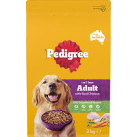 Adult 1-7 Years With Real Chicken Dry Dog Food (3kg)