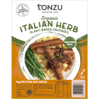 Organic Italian Herb Plant Based Sausages (300g)