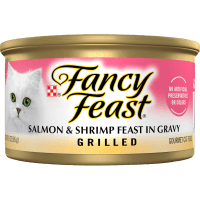 Grilled Salmon & Shrimp Feast In Gravy Adult Wet Cat Food (85g)