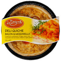 Bacon & Mozzarella Deli Quiche (510g)