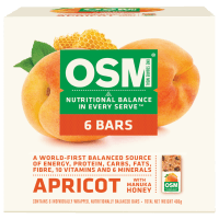 All-Terrain Nutrition Apricot With Manuka Honey Bars (6 x 86g)