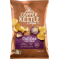Vintage Cheddar & Red Onion Potato Chips (150g)