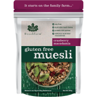 Cranberry Macadamia Gluten Free Muesli (350g)