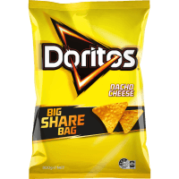 Nacho Cheese Corn Chips Party Bag Share Pack (300g)