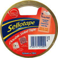 Double Sided Tape 12mm x 15m (1pk)