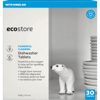 Dishwasher Tablets With Rinse Aid (30pk)