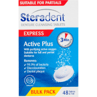 Express Active Plus Denture Cleansing Tablets (48pk)