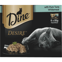 Desire Pure Tuna Whitemeat Wet Cat Food (6pk)