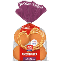 Supersoft King Hamburger Buns (8pk)