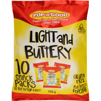 Light And Buttery Popcorn Snack Packs (10pk)