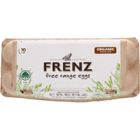 Free Range Organic Mixed Grade Eggs (10pk)