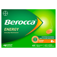 Energy Orange Flavour Effervescent Tablets (45pk)