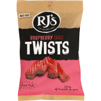Raspberry Choc Twists (280g)