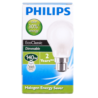 Ecoclassic A55 140W Bayonet Frosted Bulb (1pk)