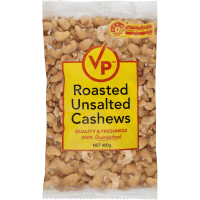 Roasted Unsalted Cashews (400g)