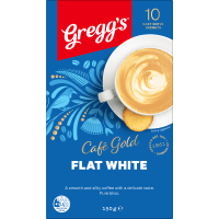 Cafe Gold Coffee Flat White Sachets (10 x 15g)