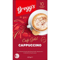 Cafe Gold Cappuccino Coffee Sachets (10 x 15g)