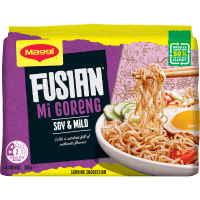 Fusian Mi Goreng Soy Mild & Spice Noodles Multipack (5 x 72g)