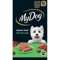 Classic Loaf With Juicy Lamb Wet Dog Food (6 x 100g)