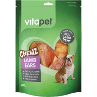 Chewz Lamb Ears Dog Treats (200g)