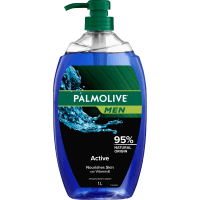 Men Active With Sea Minerals Body Wash (1l)