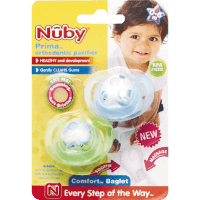 Prima Orthodontic Pacifier 0-6 Months (2pk)